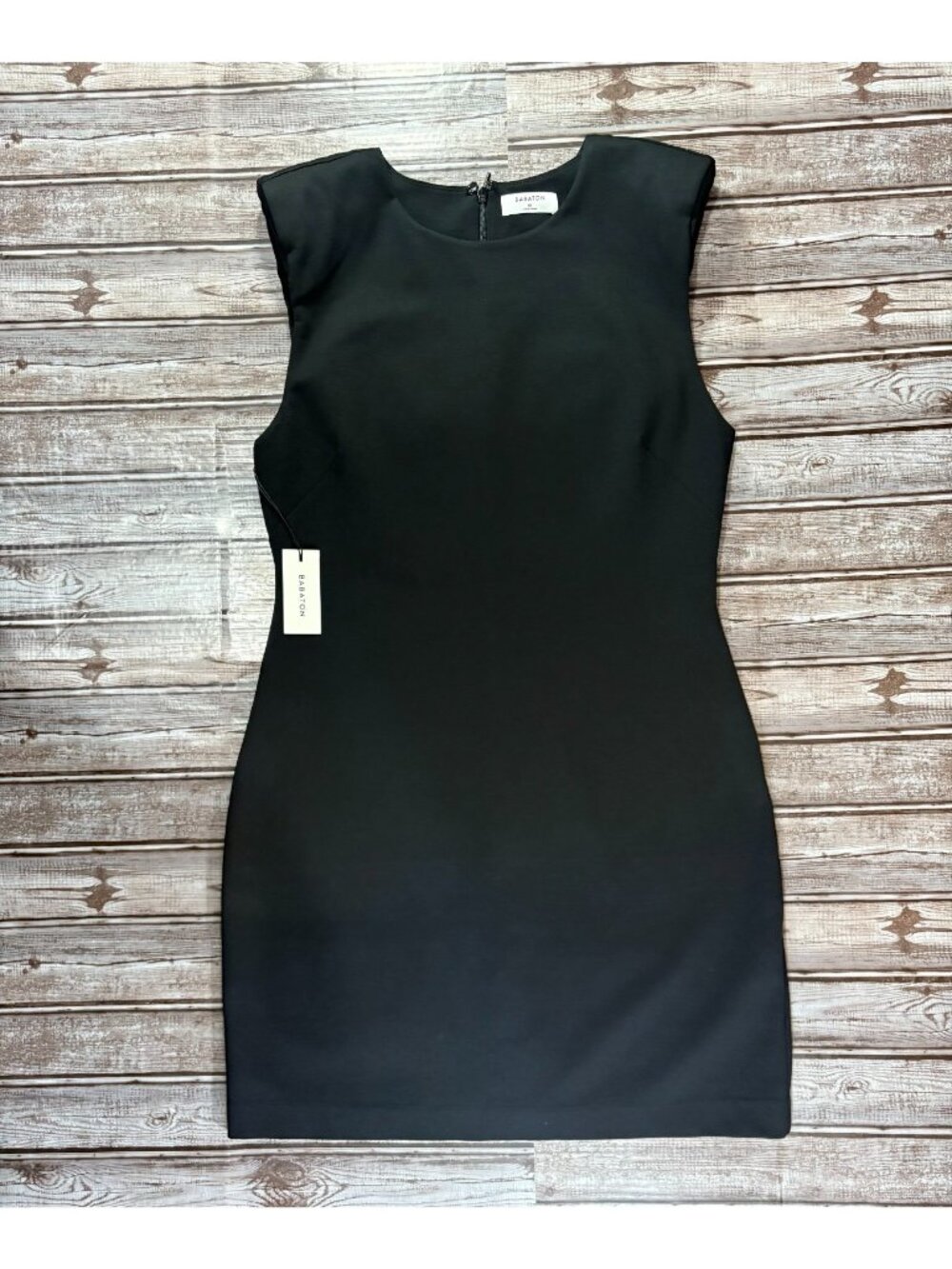 Aritzia Babaton Spectre Dress size 10 color black NWT